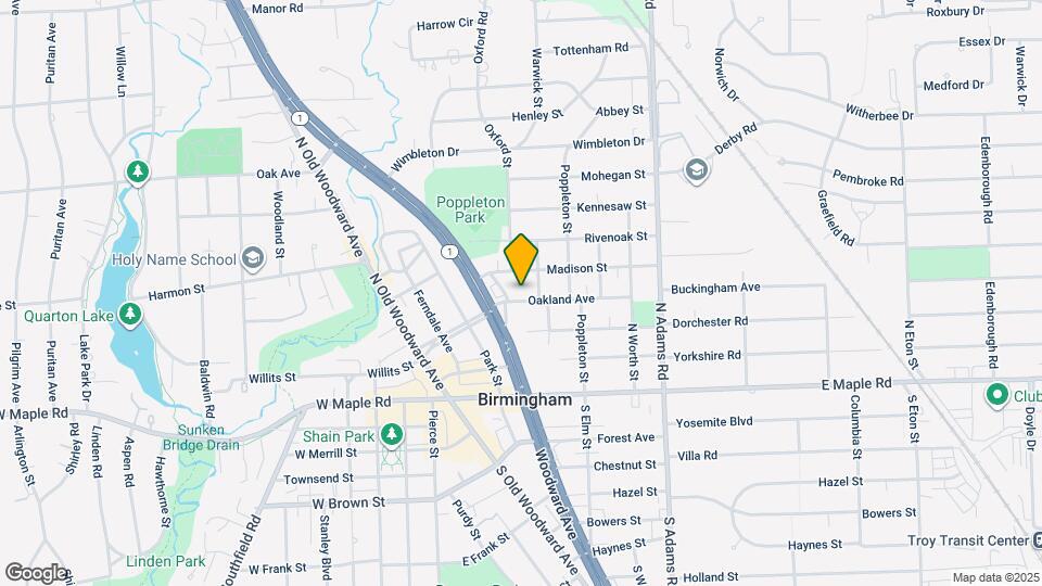 531 Oakland Ave Map and Location Details
