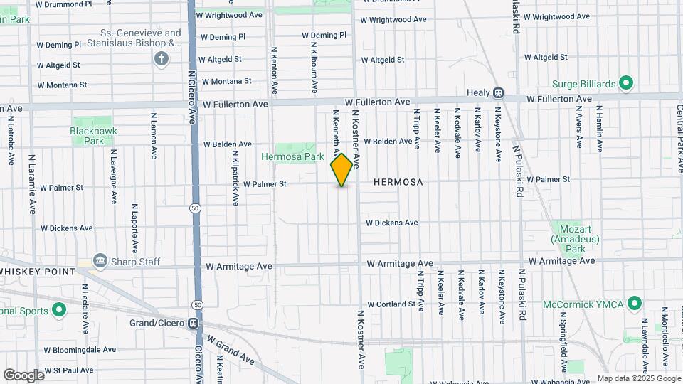 2151 N Kenneth Ave, Unit 1 Map and Location Details
