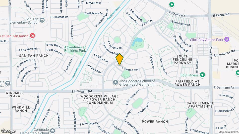 4077 E Claxton Ave Map and Location Details