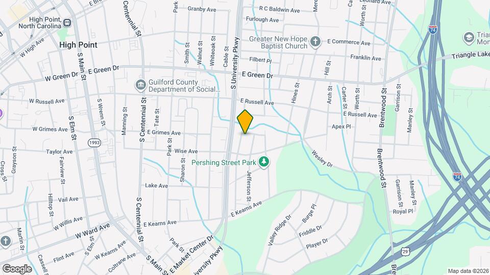 903 Richland St Map and Location Details