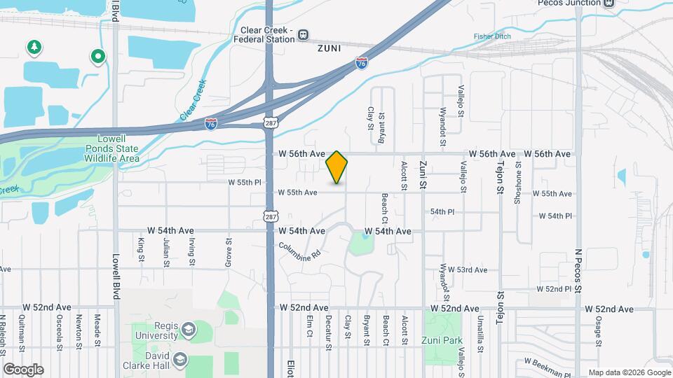 5512 Clay St Mapa y Detalles de la Ubicación