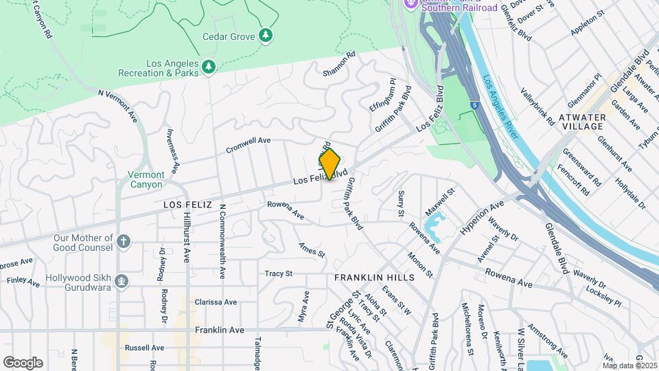 Park Los Feliz Map and Location Details