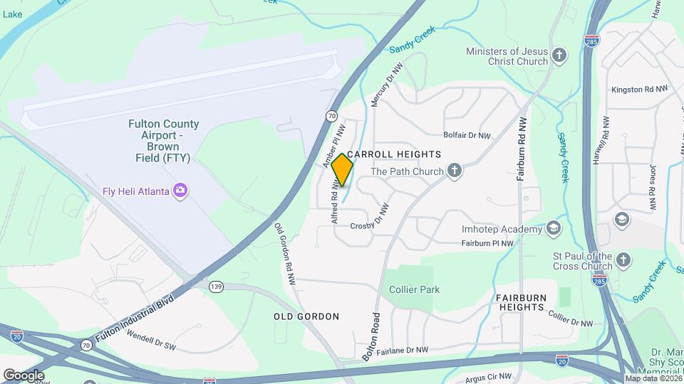 727 Alfred Rd NW Map and Location Details