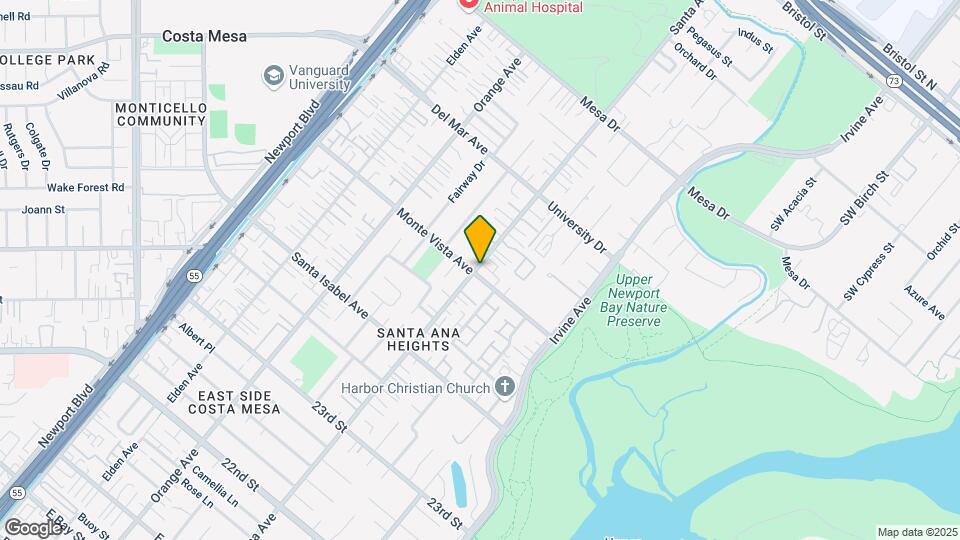 302-318 Monte Vista Ave Mapa y Detalles de la Ubicación