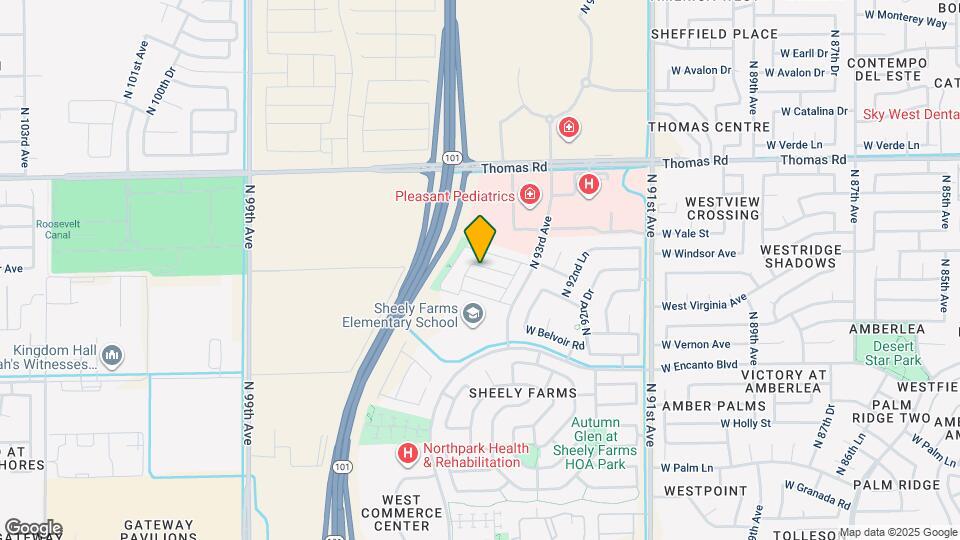 9441 W Jamestown Rd Map and Location Details