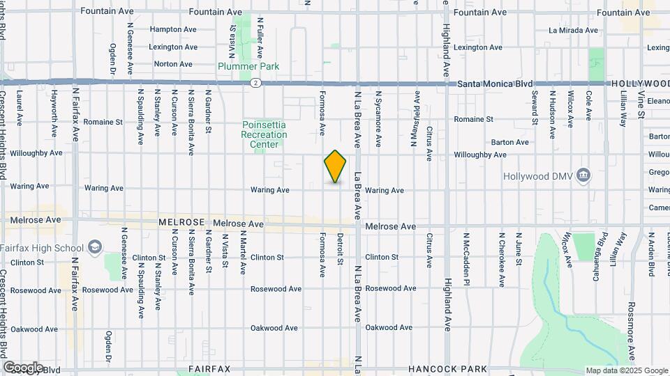 803 N Detroit St Map and Location Details