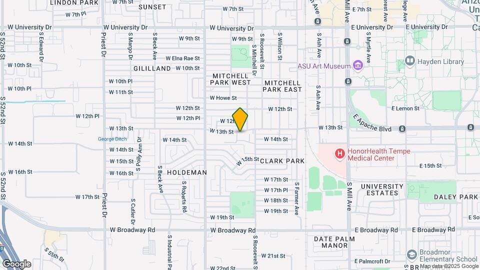 635 W 13th St Map and Location Details