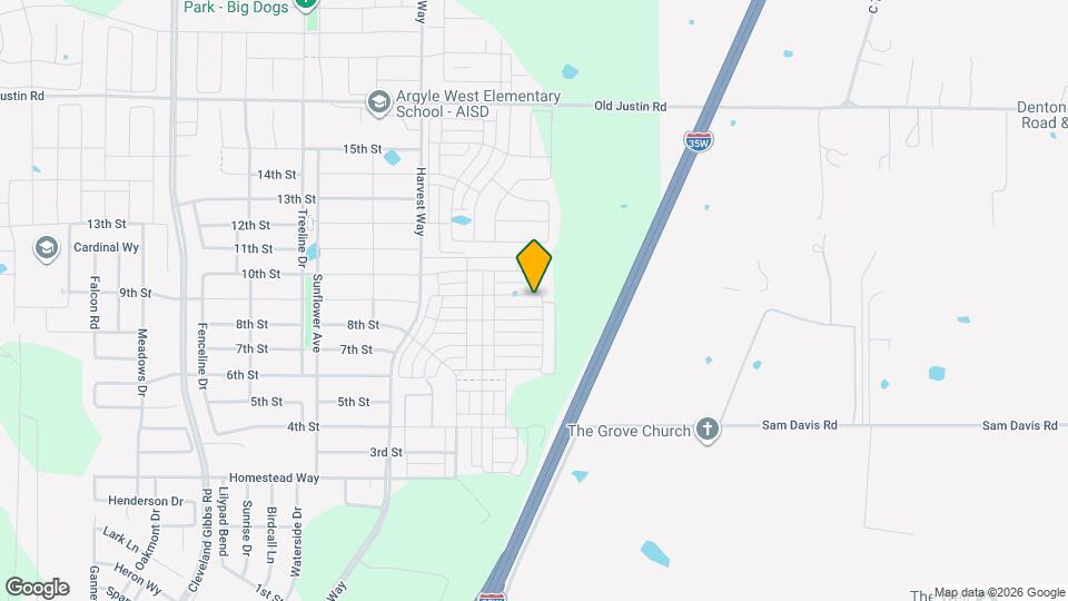 609 Boardwalk Way Map and Location Details