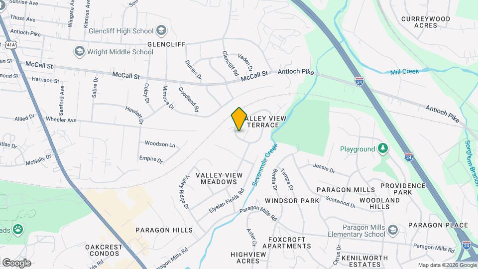 412 Cathy Jo Cir Mapa y Detalles de la Ubicación