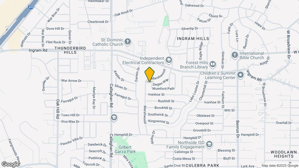 2623 Obera Way Map and Location Details