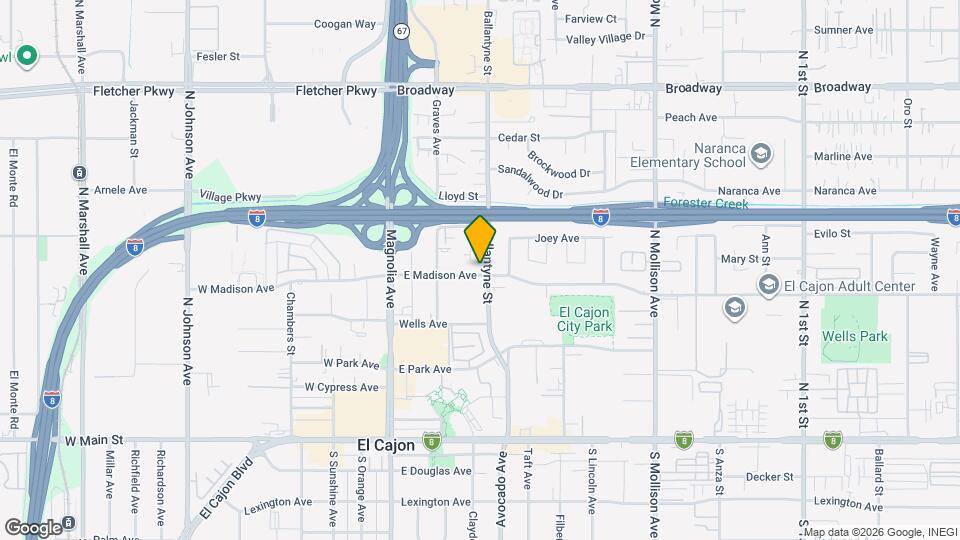 390 E Madison Ave Mapa y Detalles de la Ubicación