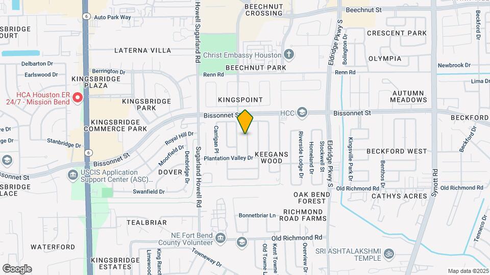 9322 Beringwood Dr Map and Location Details