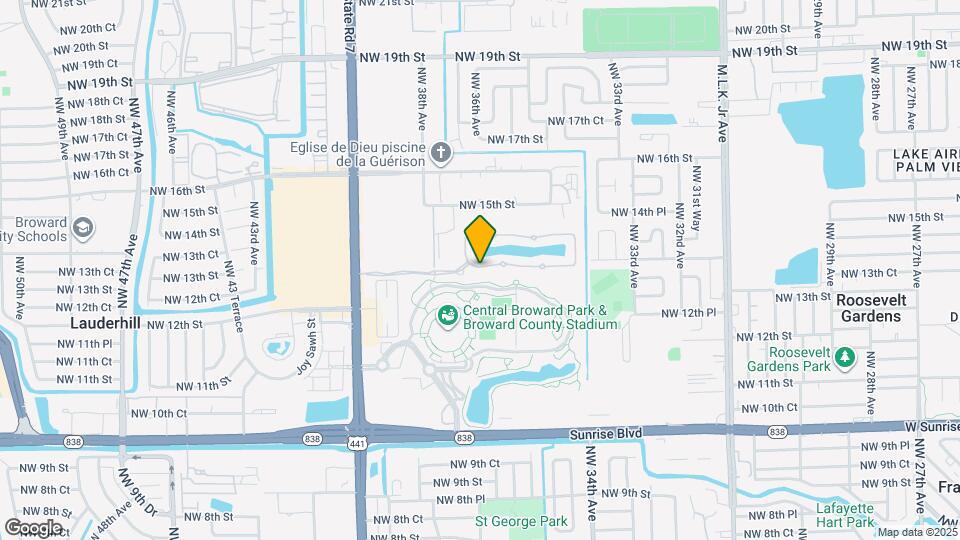 3596 NW 13th St Map and Location Details