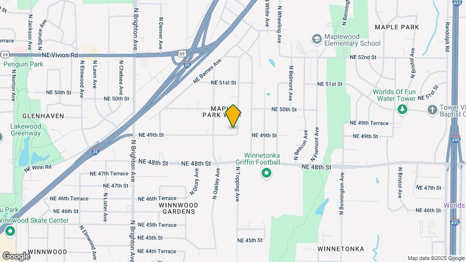 5714 NE 49th St Map and Location Details