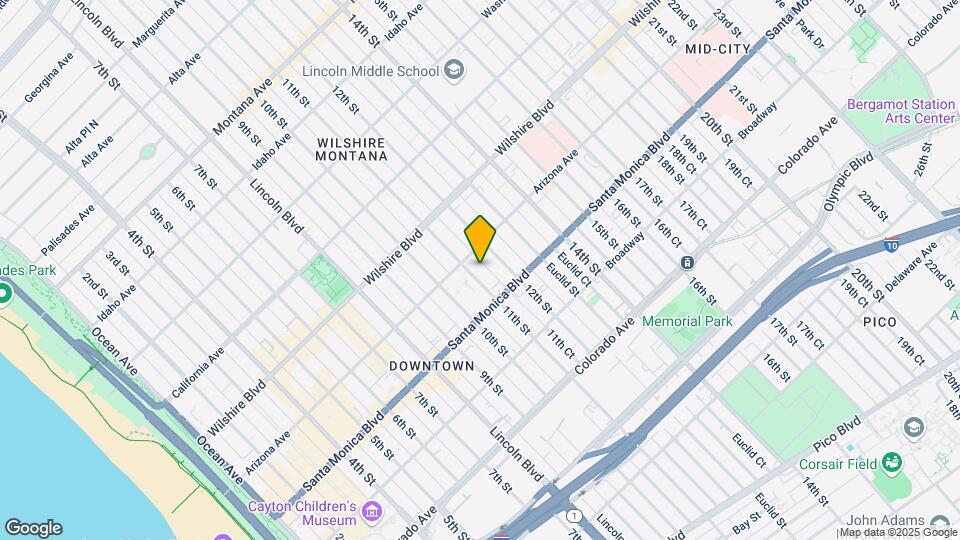 1319 11th St, Unit 2 Map and Location Details