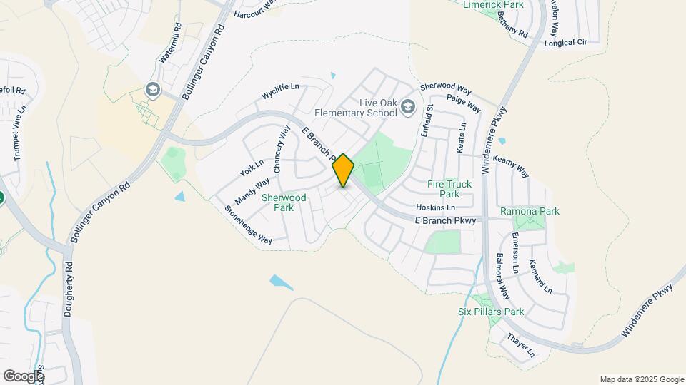 6185 Yardley Ln Map and Location Details