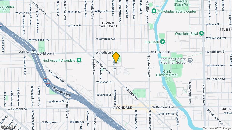 3505 N Whipple St Mapa y Detalles de la Ubicación