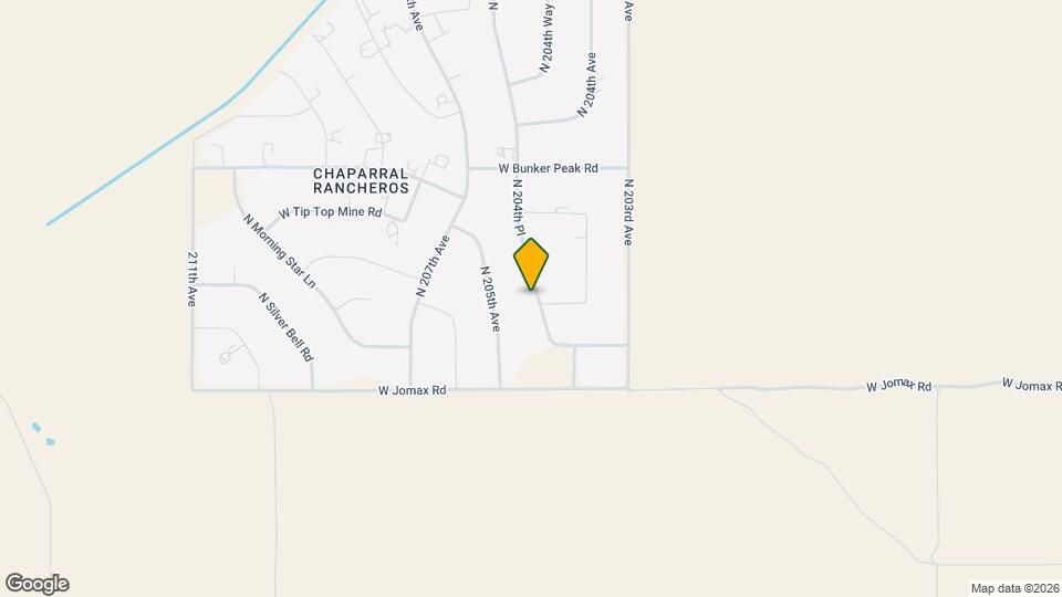 26832 N 204th Pl Map and Location Details