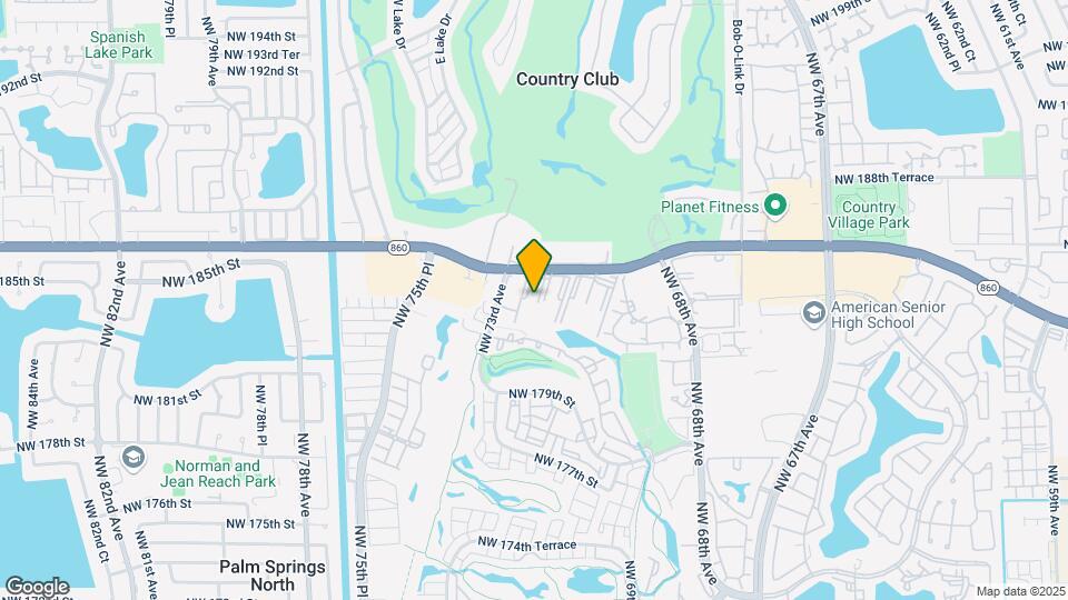 7010 NW 186th St Map and Location Details