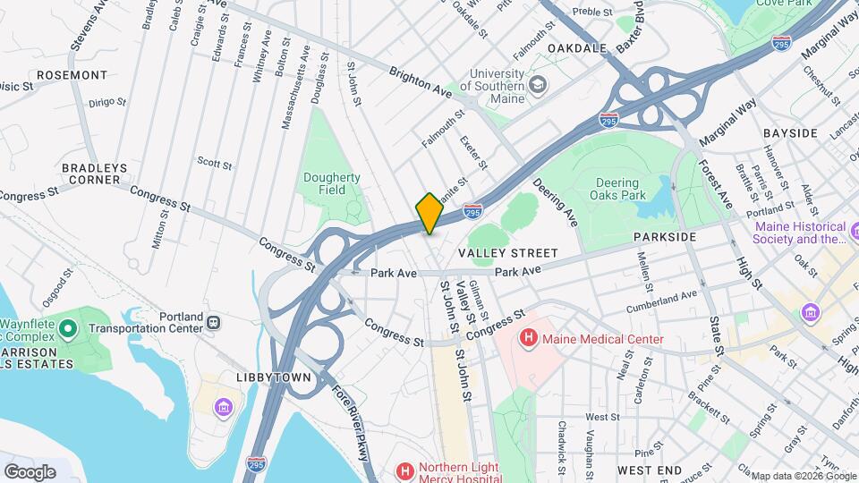 395 Saint John St, Unit Upstairs Map and Location Details