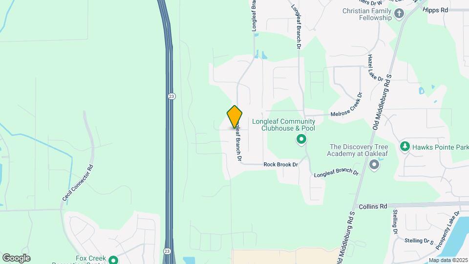 6395 Longleaf Branch Dr Map and Location Details