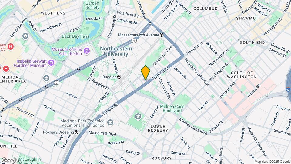 1041 Tremont St Mapa y Detalles de la Ubicación