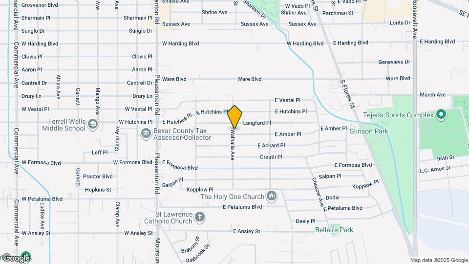 303 E Amber St Map and Location Details