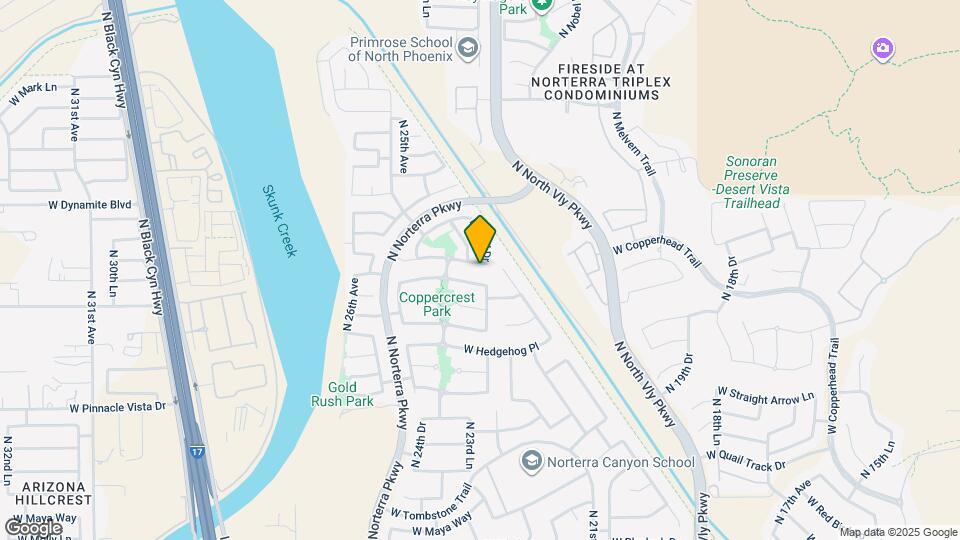 2315 W Running Deer Trl Map and Location Details