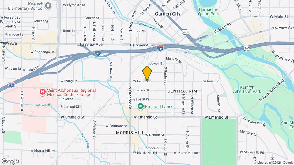 4801 W Irving St Mapa y Detalles de la Ubicación