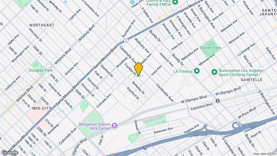1648 Franklin St Map and Location Details