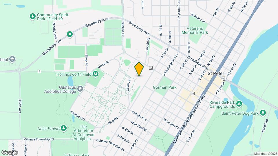 539 Capitol Dr, Unit A Map and Location Details