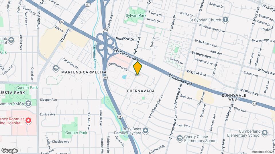 1031-1033 Dale Ave Map and Location Details