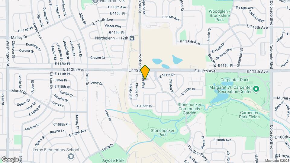 11138 York Way Map and Location Details