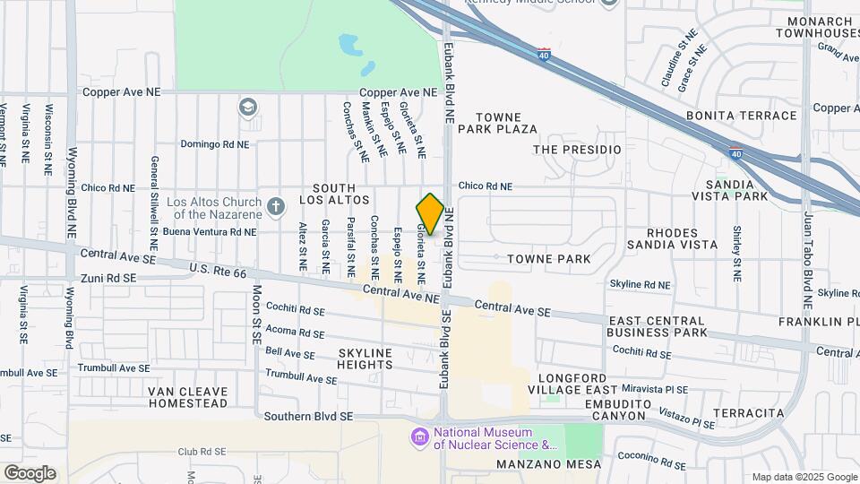 138-142 Glorieta St NE Mapa y Detalles de la Ubicación