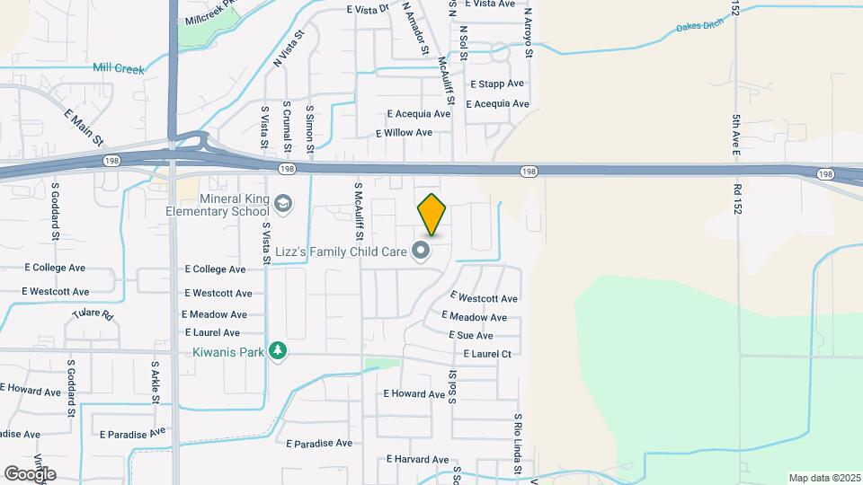 3936 E Cypress Ave Map and Location Details