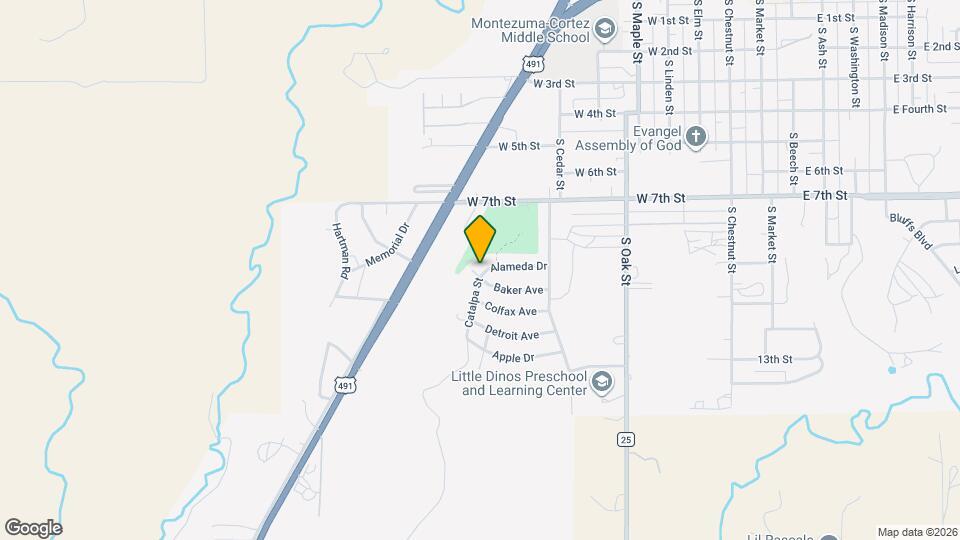 642 Alameda Dr Map and Location Details
