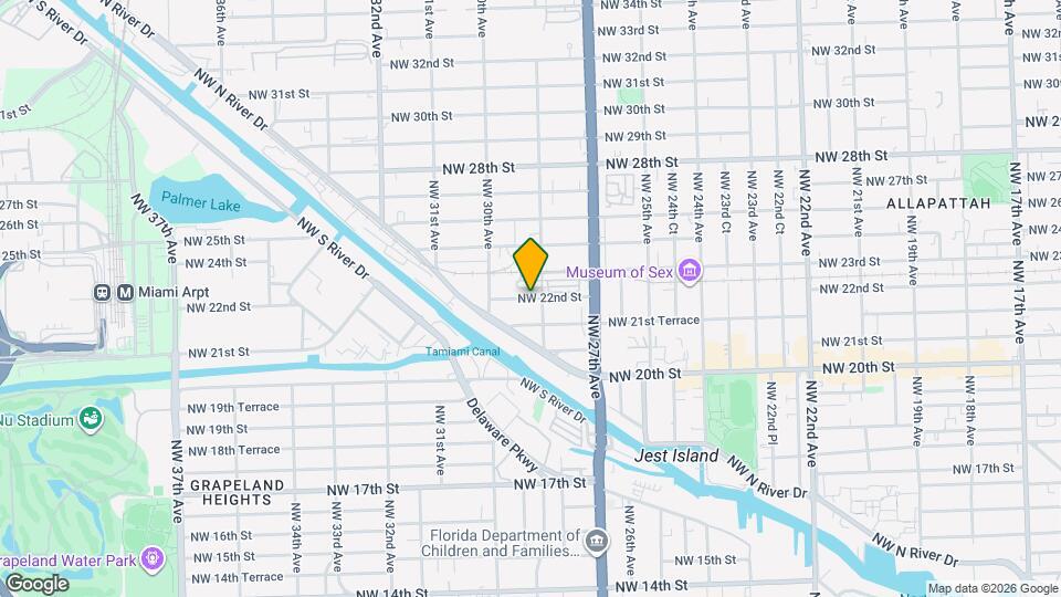2865 NW 22nd St Map and Location Details