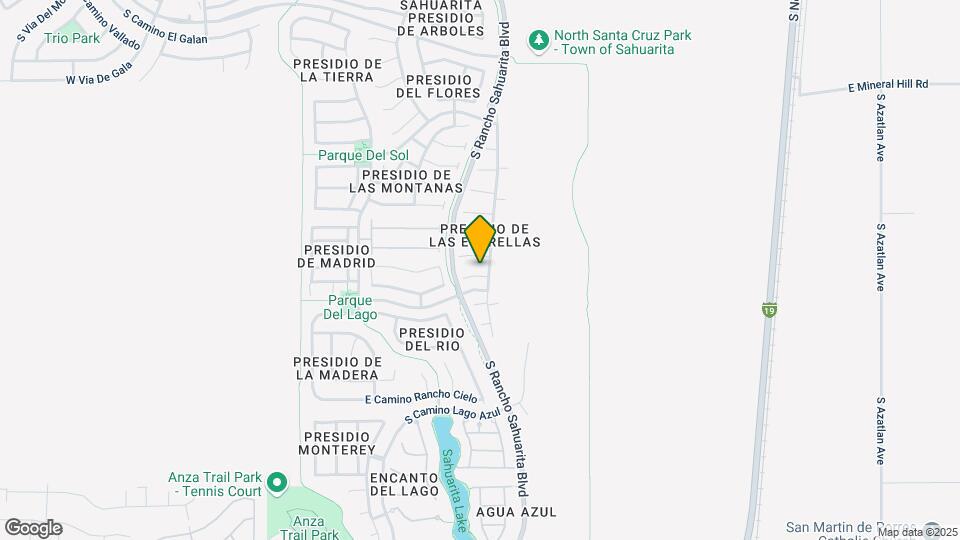 461 East Placita Rejilla Map and Location Details