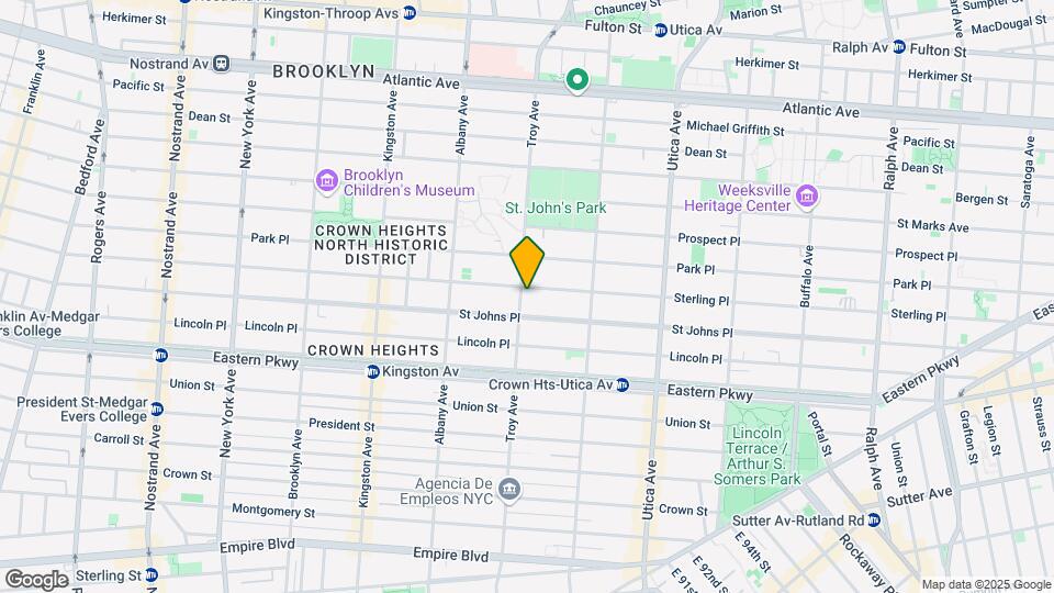 229 Troy Ave Map and Location Details