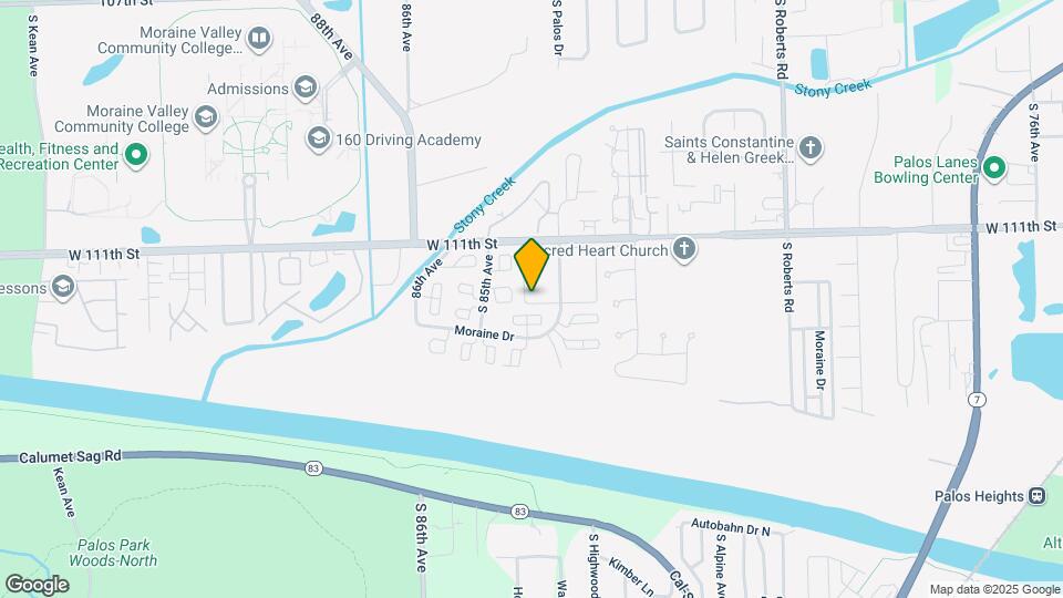 11126 S 84th Ave Map and Location Details