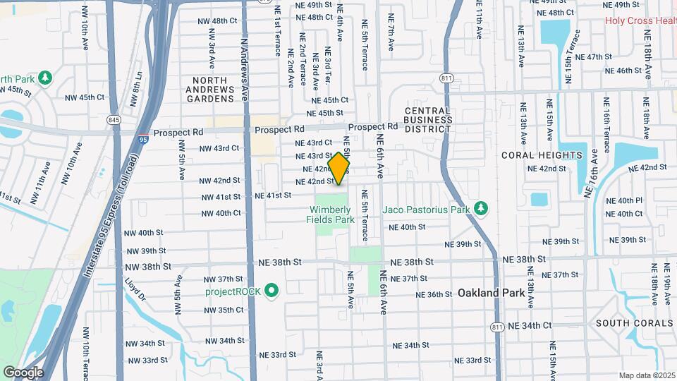371 NE 41st St Map and Location Details