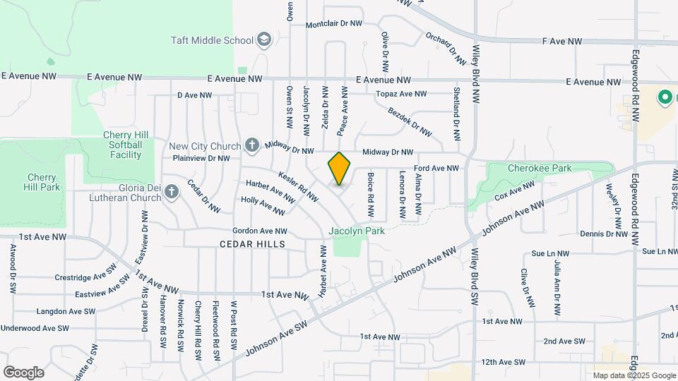 253 Jacolyn Dr NW Map and Location Details