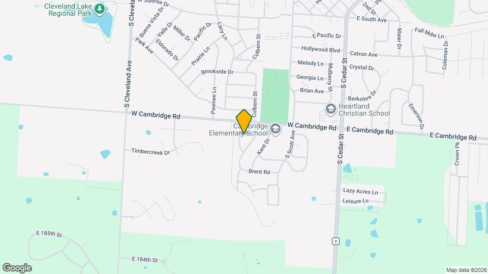 909 Ridge Dr Mapa y Detalles de la Ubicación