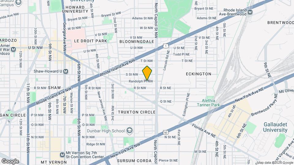 40 Randolph PL NW, Unit B Mapa y Detalles de la Ubicación