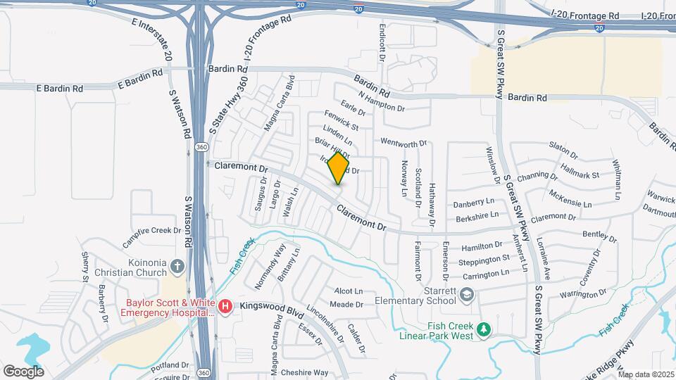 2837 Perrine Pl Map and Location Details