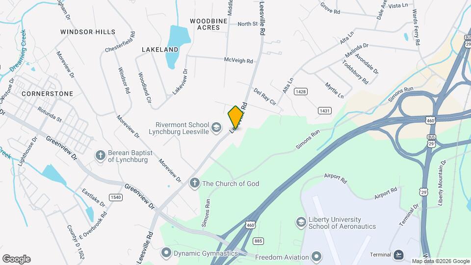 735 Leesville Rd Mapa y Detalles de la Ubicación