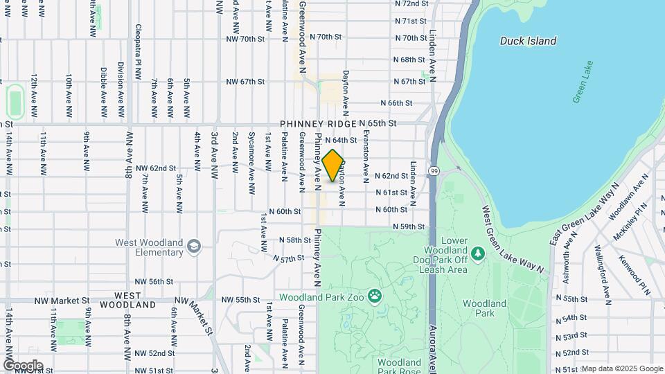 418 N 61st St Map and Location Details
