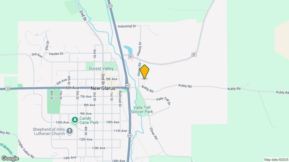 100 Grossenbacher Ln Mapa y Detalles de la Ubicación