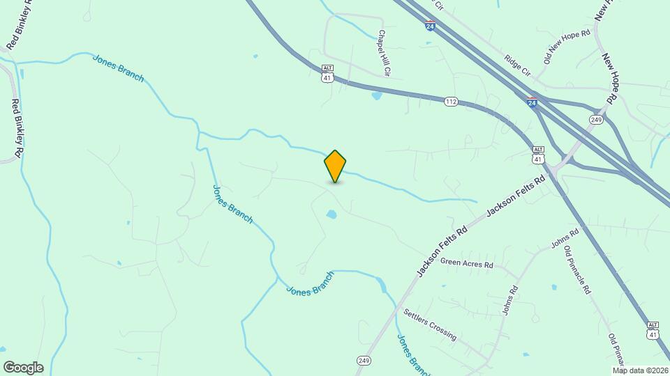 1186 Green Acres Rd Map and Location Details