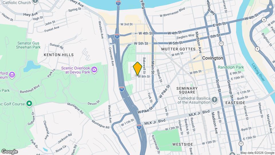802 Philadelphia St, Unit 2 Map and Location Details
